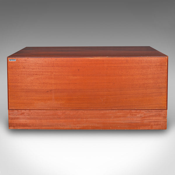 Vintage Turntable Display Stand, Danish, HiFi Cabinet, Kofod Larsen, Mid Century