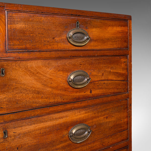Antique Gentleman’s Tallboy, Chest of Drawers, Country House, Georgian, C.1790