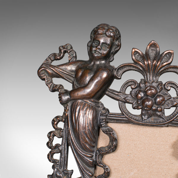 Antique Picture Frame, English, Photo Holder, Art Nouveau, Victorian, Circa 1900