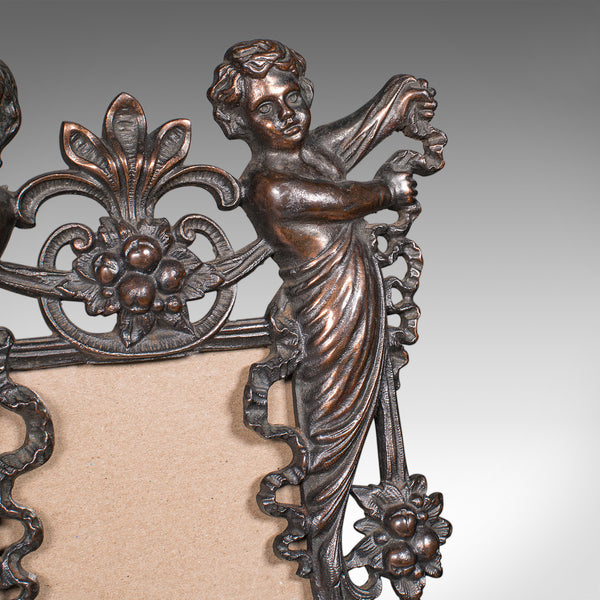 Antique Picture Frame, English, Photo Holder, Art Nouveau, Victorian, Circa 1900