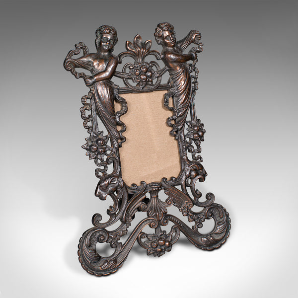 Antique Picture Frame, English, Photo Holder, Art Nouveau, Victorian, Circa 1900