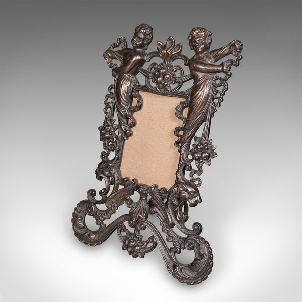 Antique Picture Frame, English, Photo Holder, Art Nouveau, Victorian, Circa 1900