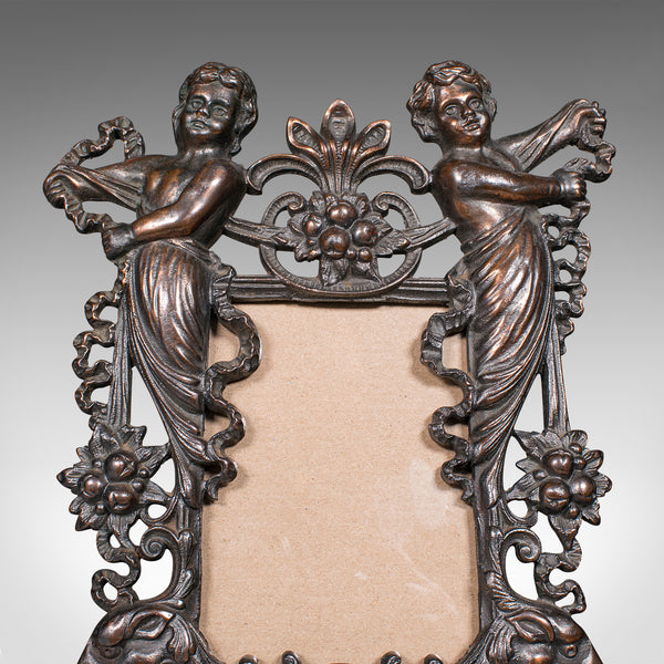 Antique Picture Frame, English, Photo Holder, Art Nouveau, Victorian, Circa 1900