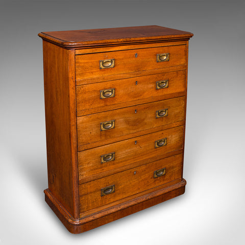 Antique Gentleman's Sporran Chest, Scottish, Collectors Cabinet, Victorian, 1850