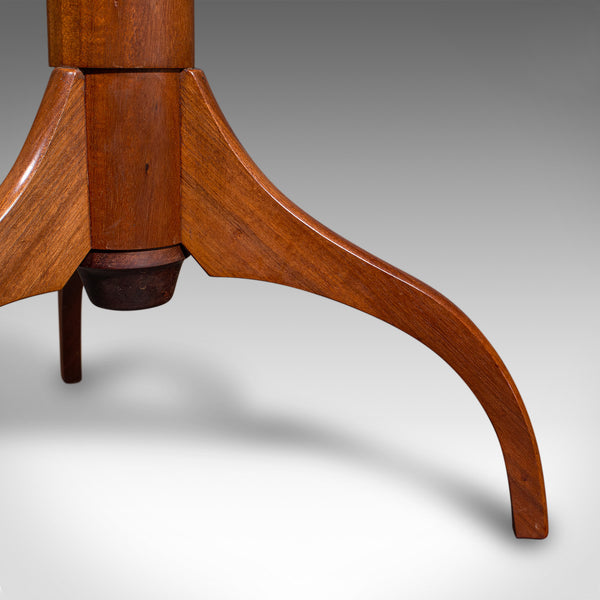 Vintage Cotswold School Wine Table, English, Walnut, Side, Lamp, Mid Century