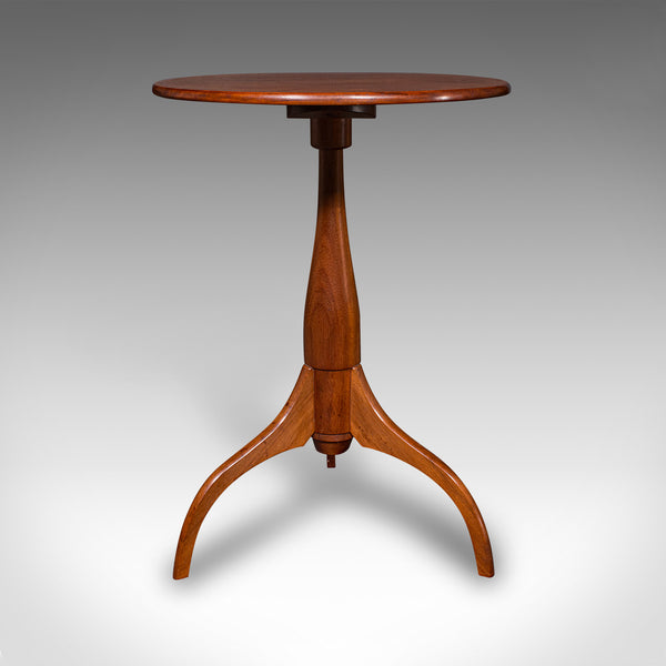 Vintage Cotswold School Wine Table, English, Walnut, Side, Lamp, Mid Century