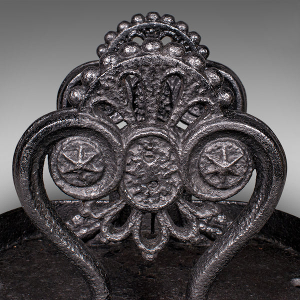 Antique Townhouse Boot Scraper, English, Cast Iron, Shoe Pull, Georgian, C.1750