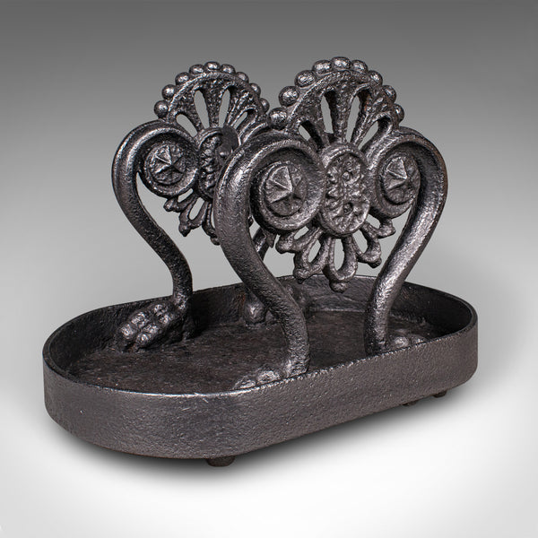 Antique Townhouse Boot Scraper, English, Cast Iron, Shoe Pull, Georgian, C.1750