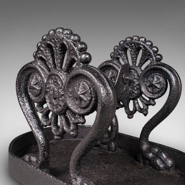 Antique Townhouse Boot Scraper, English, Cast Iron, Shoe Pull, Georgian, C.1750