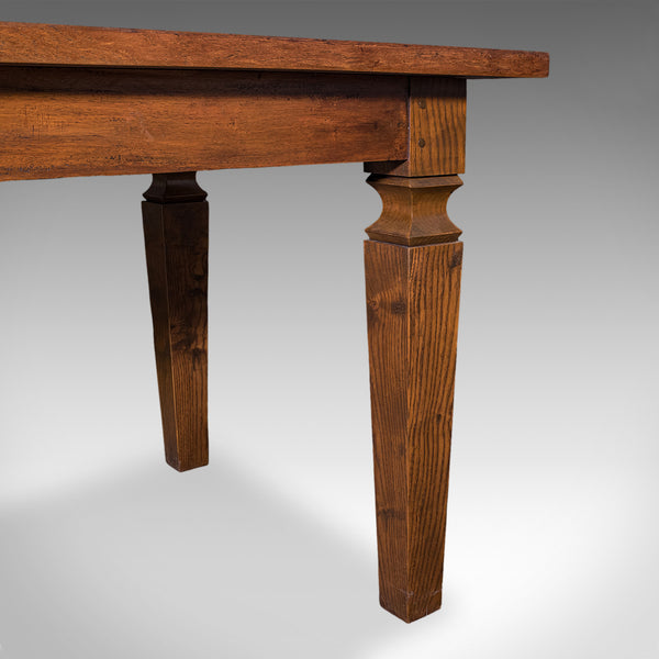 Antique Kitchen Diner Table, English, Walnut, Four Seat Dining, Edwardian, 1910