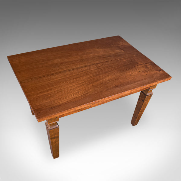 Antique Kitchen Diner Table, English, Walnut, Four Seat Dining, Edwardian, 1910