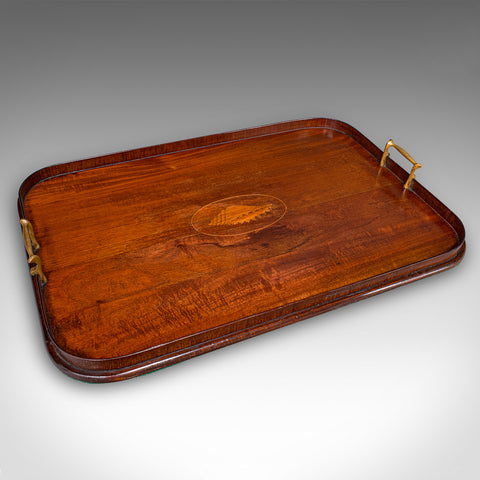Antique Serving Platter, English Afternoon Tea Tray, Georgian Revival, Edwardian