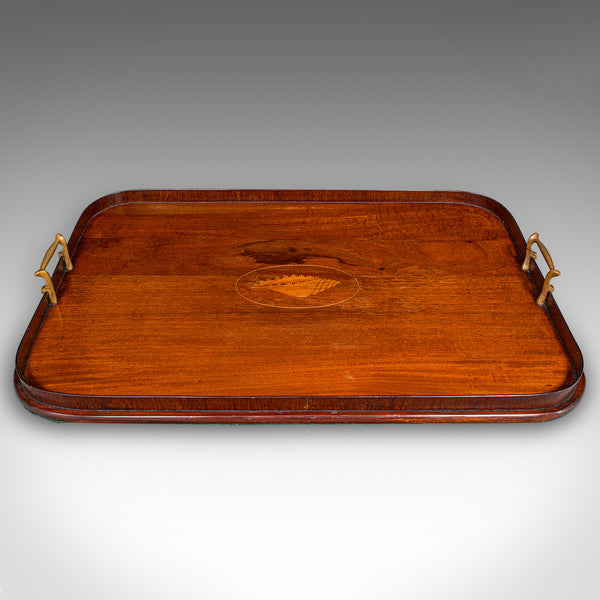 Antique Serving Platter, English Afternoon Tea Tray, Georgian Revival, Edwardian