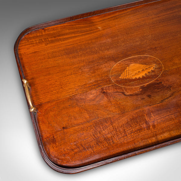 Antique Serving Platter, English Afternoon Tea Tray, Georgian Revival, Edwardian