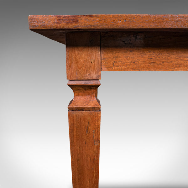 Antique Four Seater Dining Table, English Walnut, Kitchen Diner, Edwardian, 1910