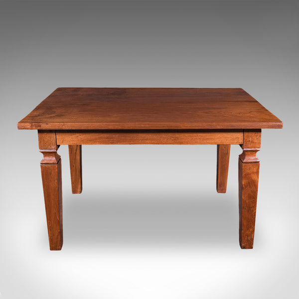Antique Four Seater Dining Table, English Walnut, Kitchen Diner, Edwardian, 1910