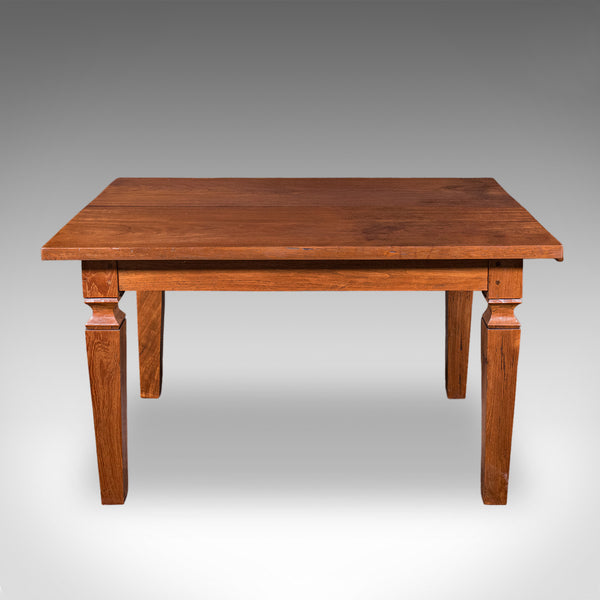 Antique Four Seater Dining Table, English Walnut, Kitchen Diner, Edwardian, 1910