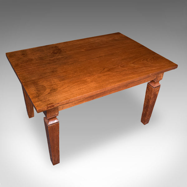 Antique Four Seater Dining Table, English Walnut, Kitchen Diner, Edwardian, 1910