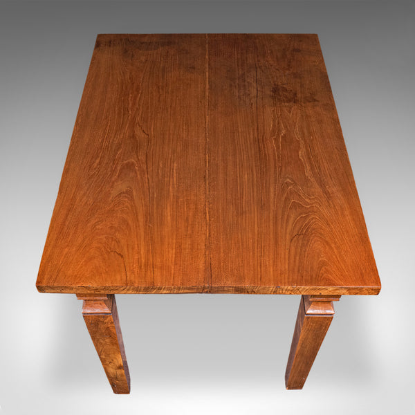 Antique Four Seater Dining Table, English Walnut, Kitchen Diner, Edwardian, 1910