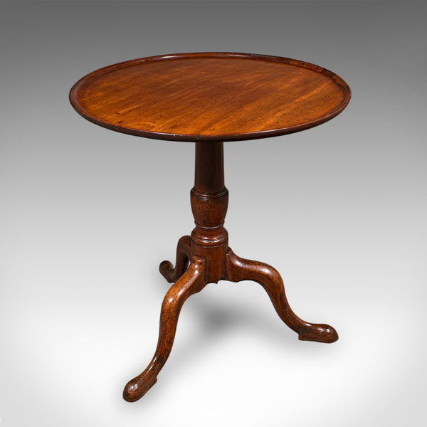 Small Antique Afternoon Tea Table, English, Side, Wine, Lamp, Georgian, C.1800