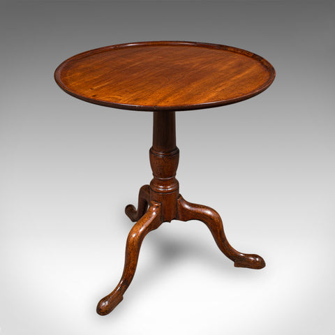 Small Antique Afternoon Tea Table, English, Side, Wine, Lamp, Georgian, C.1800
