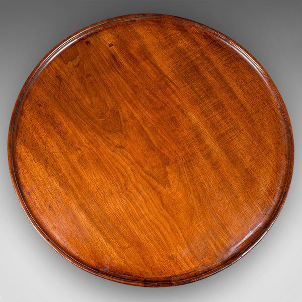 Small Antique Afternoon Tea Table, English, Side, Wine, Lamp, Georgian, C.1800