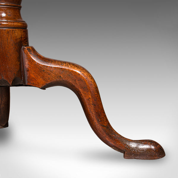 Small Antique Afternoon Tea Table, English, Side, Wine, Lamp, Georgian, C.1800