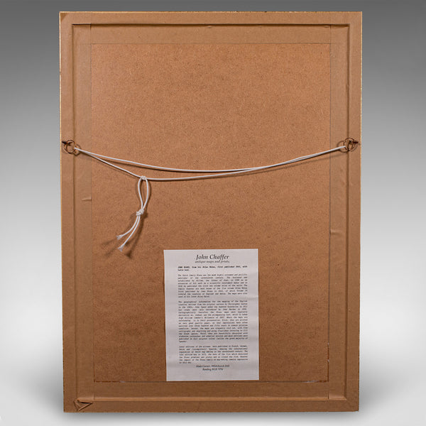 Antique Buckinghamshire Map, English, Framed 17th Century County Cartography