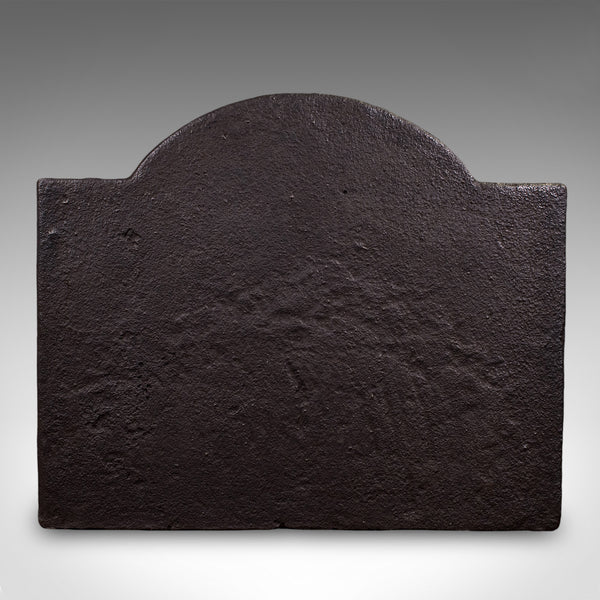 Heavy Antique Public House Fire Back, English Hearth Reflector, Georgian, C.1800