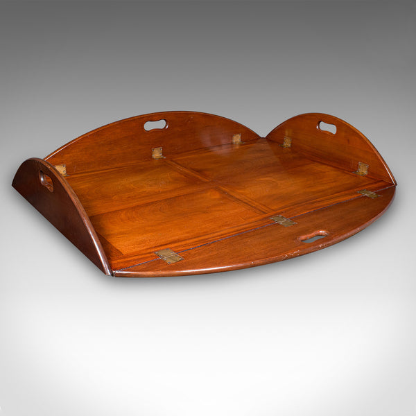 Vintage Butler's Tray Table, English, Serving Stand, Regency Revival, Art Deco