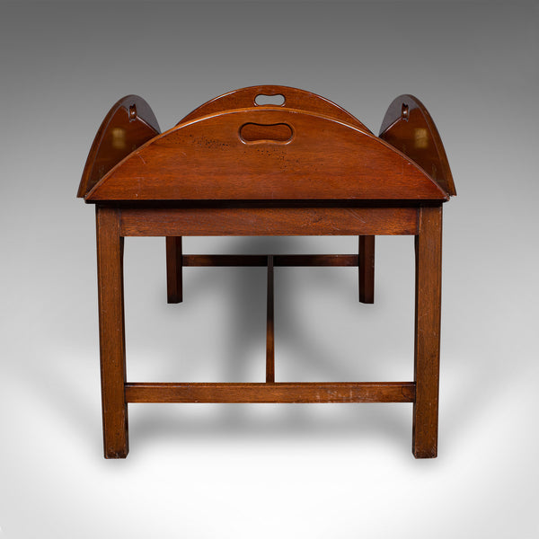 Vintage Butler's Tray Table, English, Serving Stand, Regency Revival, Art Deco