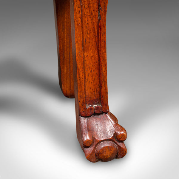 Vintage Art Deco Lamp Stand, Oriental, Occasional, Wine, Side Table, Circa 1940