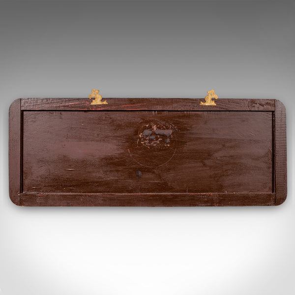 Vintage Half Hull Model, English, Shipwright’s Display Plaque, Mid Century, 1960