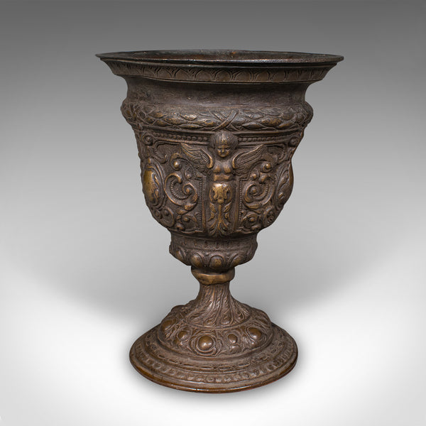 Antique Grand Tour Planter, Italian, Bronze, Bouquet Vase, Urn, Early Victorian