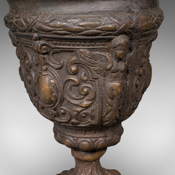 Antique Grand Tour Planter, Italian, Bronze, Bouquet Vase, Urn, Early Victorian