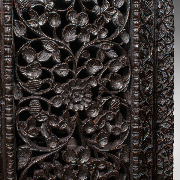 Antique Veranda Gin Cabinet, Ceylon, Teak, Corner Cupboard, Victorian, C.1880