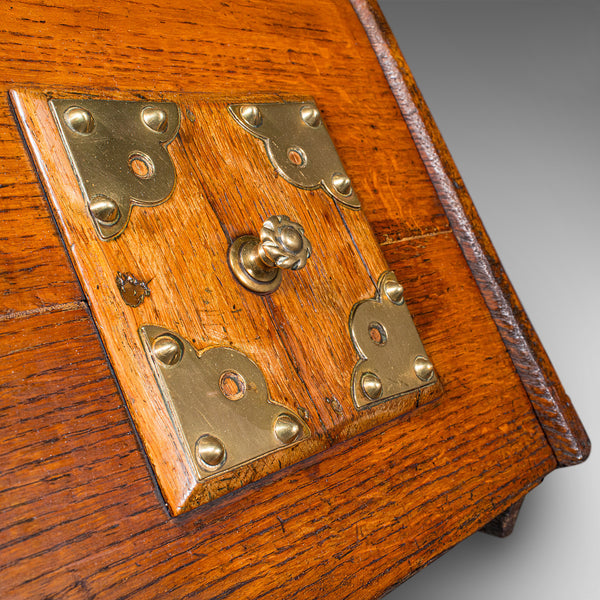 Antique Coal Purdonium, Scottish, Oak, Fireside Store, Gothic Revival, Victorian