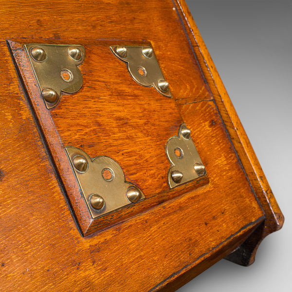 Antique Coal Purdonium, Scottish, Oak, Fireside Store, Gothic Revival, Victorian