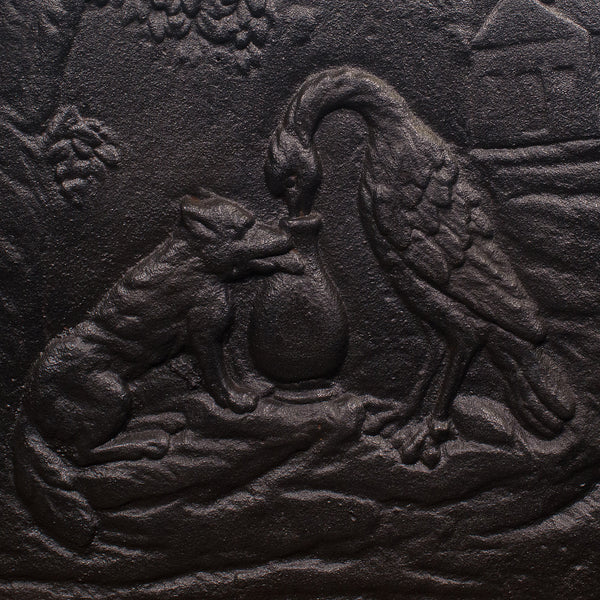 Antique Decorative Fire Back, English, Fireplace Reflector, Victorian, C.1890