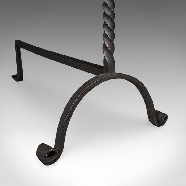 Large Pair of Antique Fireplace Andirons, English, Fire Dog, Victorian, C.1860 - London Fine Antiques