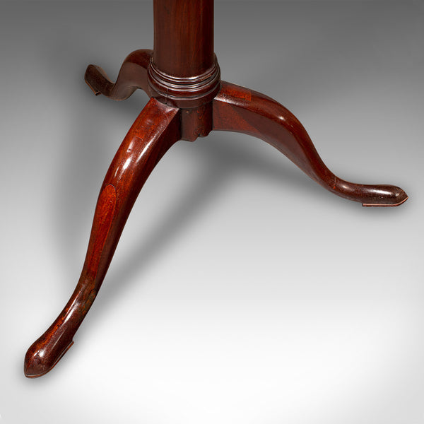 Antique Tripod Table, English, Tilt Top, Side, Occasional, Wine, Lamp, Georgian