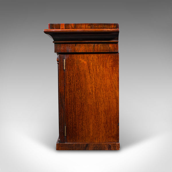 Antique Bachelor's Book Cabinet, English, Tabletop Repository, William IV, 1835