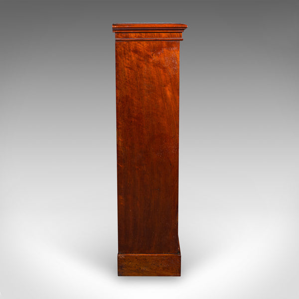 Antique Display Bookcase, English, Glazed Book Cabinet, Home Library, Victorian