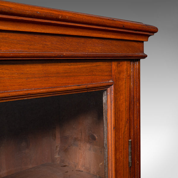 Antique Display Bookcase, English, Glazed Book Cabinet, Home Library, Victorian