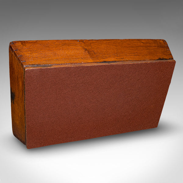 Antique Housekeeper’s Carry, English Oak, Cutlery Tray, Trug, Work Box, Georgian