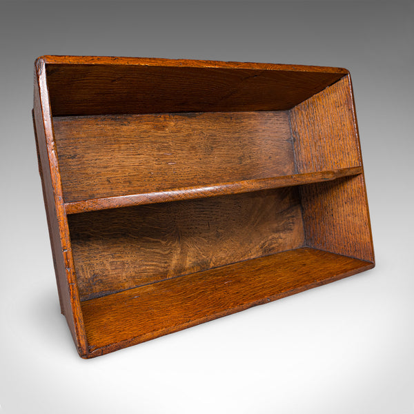 Antique Housekeeper’s Carry, English Oak, Cutlery Tray, Trug, Work Box, Georgian