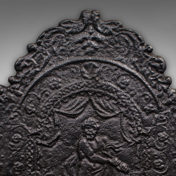 Antique Fire Back, English, Fireplace Reflector, Neoclassical Revival, Victorian - London Fine Antiques