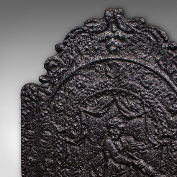 Antique Fire Back, English, Fireplace Reflector, Neoclassical Revival, Victorian - London Fine Antiques