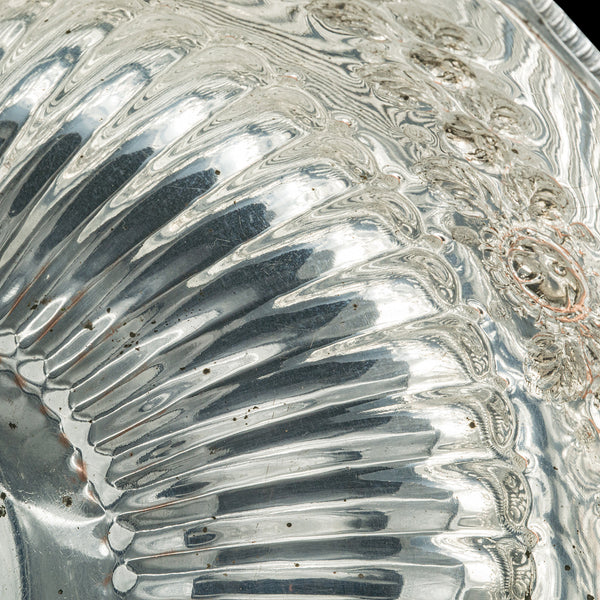 Antique Presentation Bowl, English, Silver Plate, Ice Bucket, Cooler, Edwardian