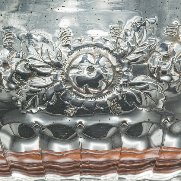 Antique Presentation Bowl, English, Silver Plate, Ice Bucket, Cooler, Edwardian